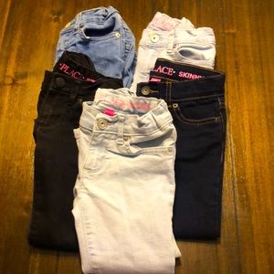 Girl skinny jeans! 5 pair for one price.